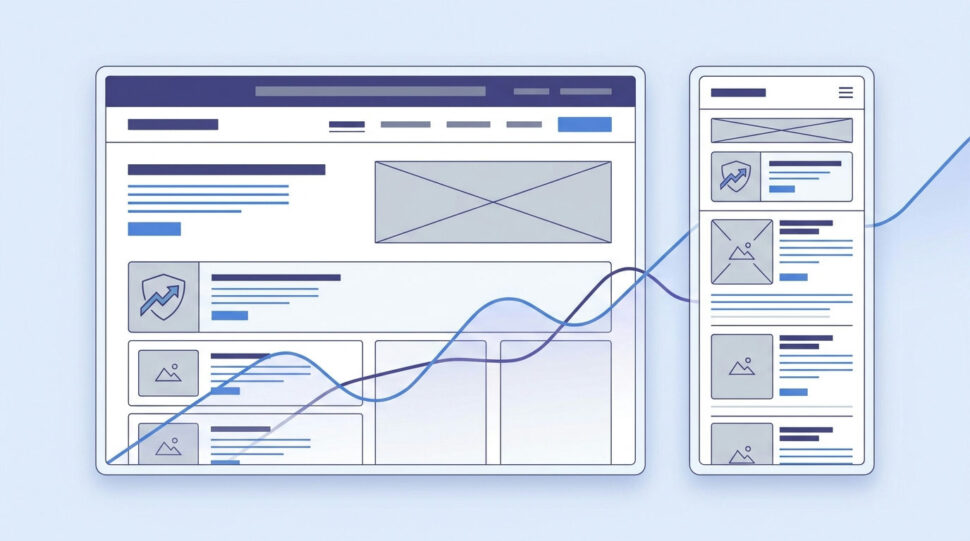 website builder long term value — illustrative editorial visual